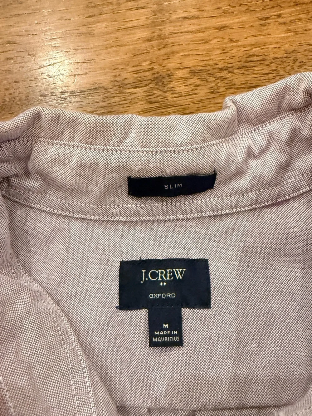 J Crew Button-Down Men's Shirt in Light Lavender